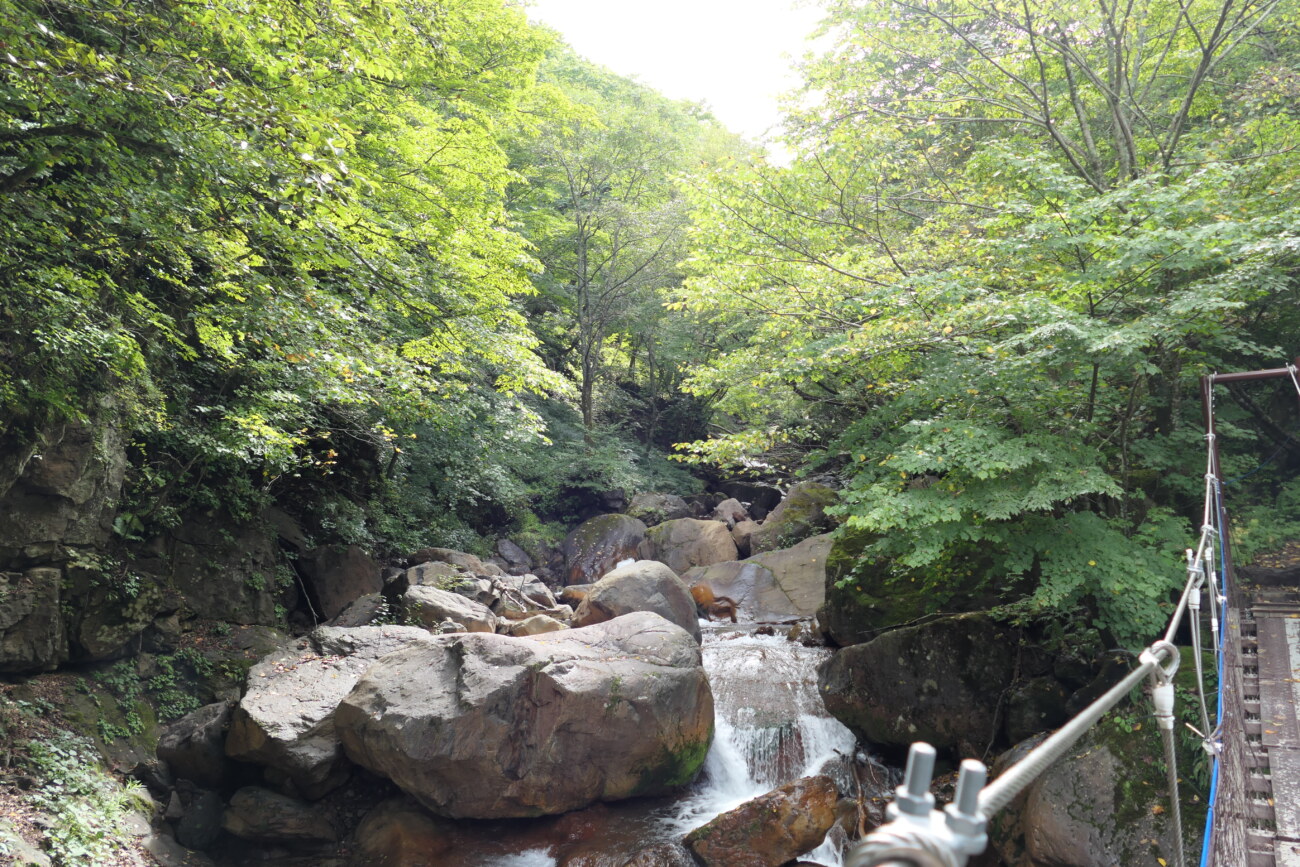 長野県おすすめの滝記事の米子大瀑布写真