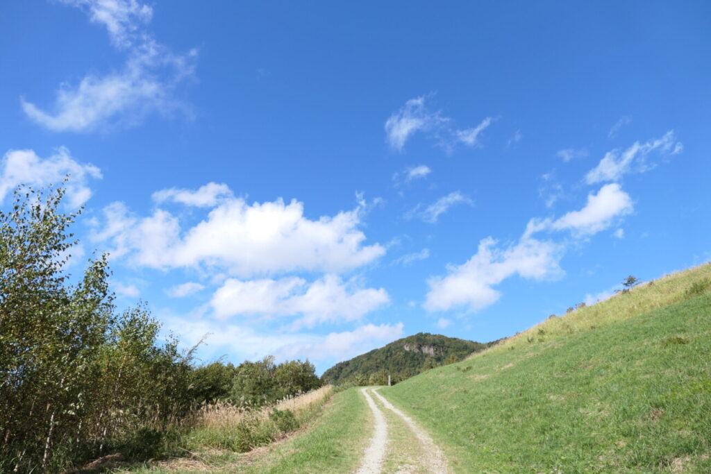須坂市米子大瀑布のトレッキング