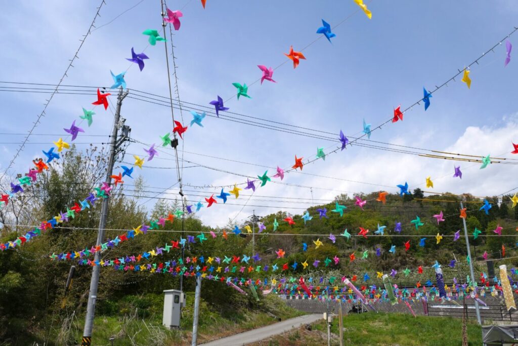 長野市豊野町 空にカラフル