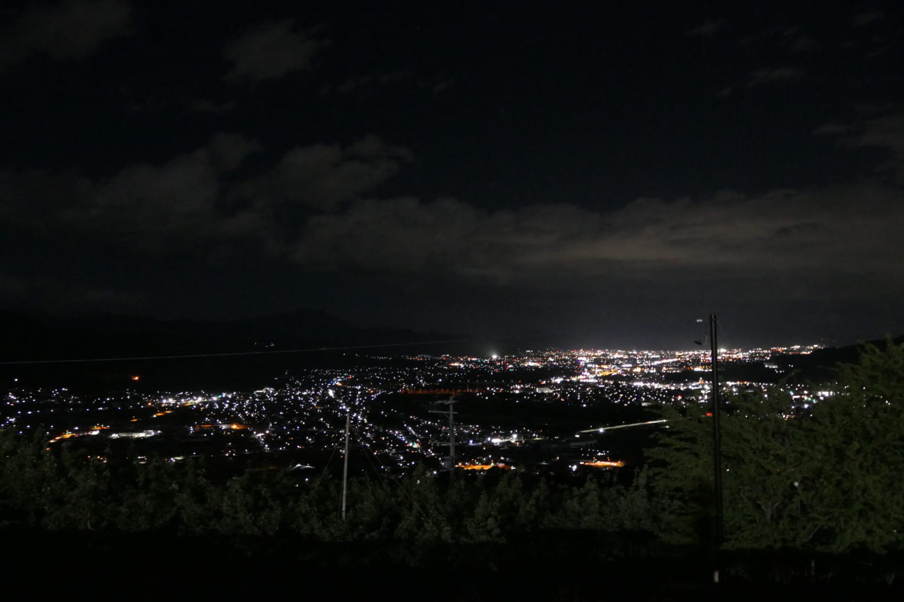 姨捨SA 上りの景色