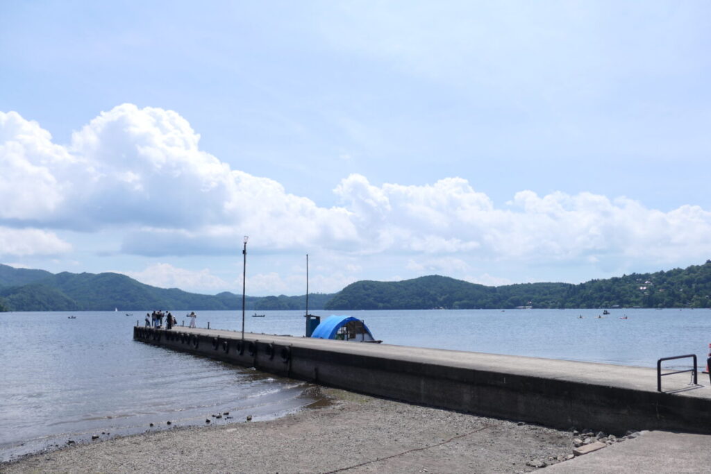 長野県信濃町 野尻湖 桟橋