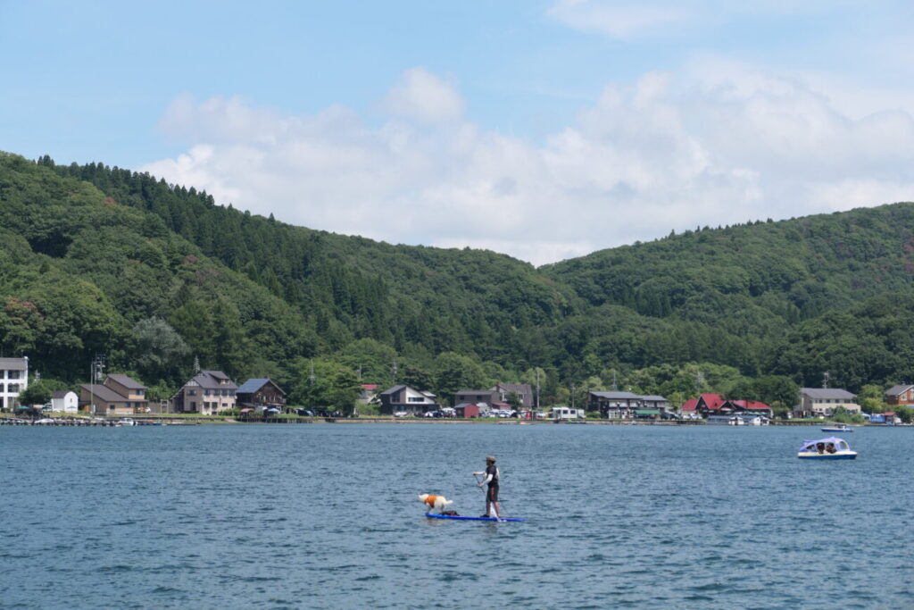 長野県信濃町 野尻湖 SUP