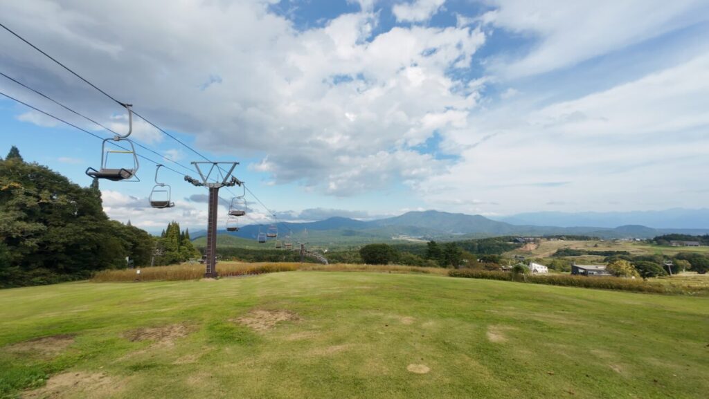 長野県信濃町 黒姫フラワーガーデン リフト