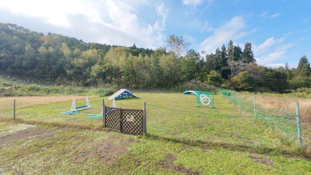 長野県信濃町 黒姫フラワーガーデン グリーンドッグエリア