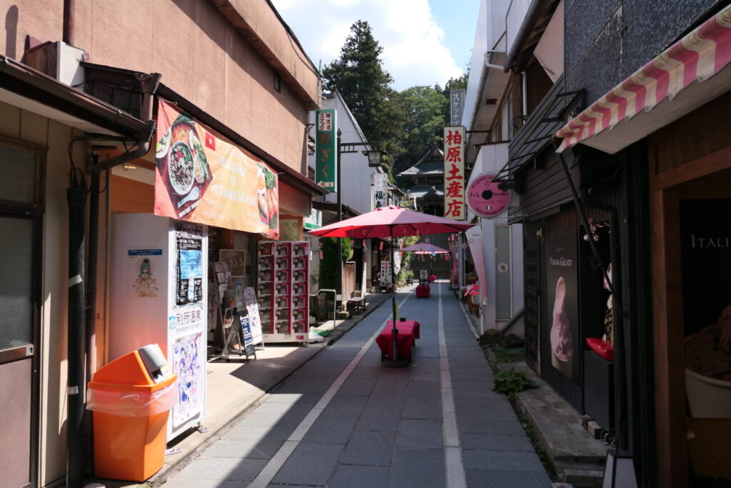 長野県上田市 別所温泉 北向観音参道