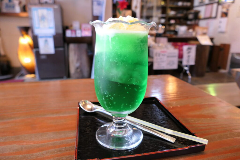 長野県上田市 別所温泉 スケッチブック クリームソーダ