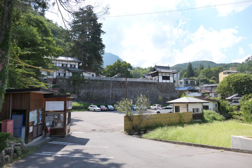 長野県上田市 別所温泉 北向観音 駐車場