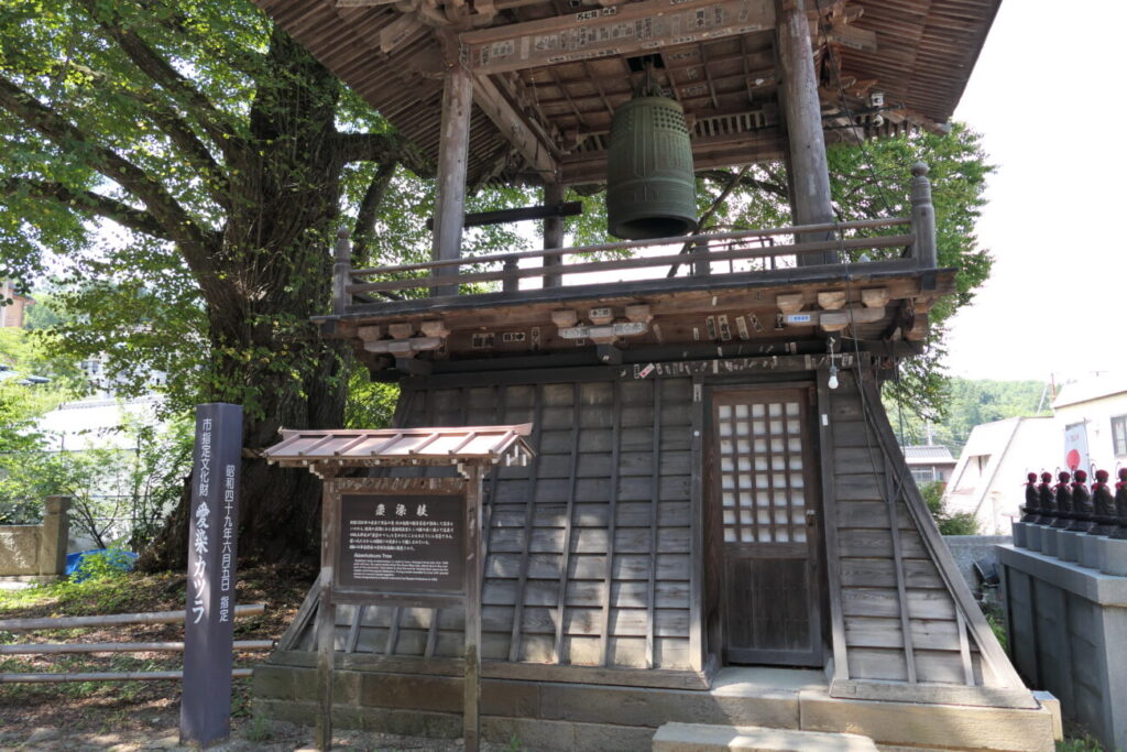 長野県上田市 別所温泉 北向観音 鐘楼