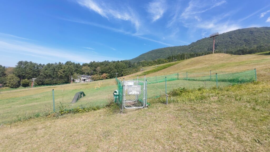 長野県山ノ内町 竜王マウンテンリゾート ソラテラスドッグラン