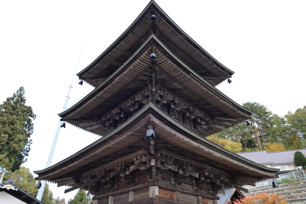 小川村 高山寺 三重塔