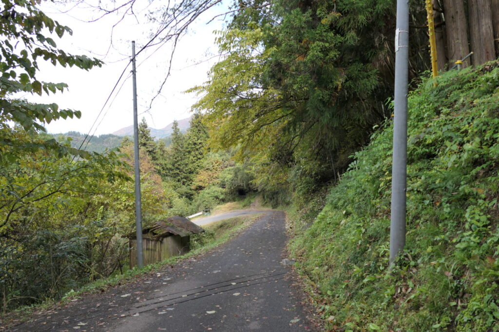 小川の庄 おやき村 本店 帰り道