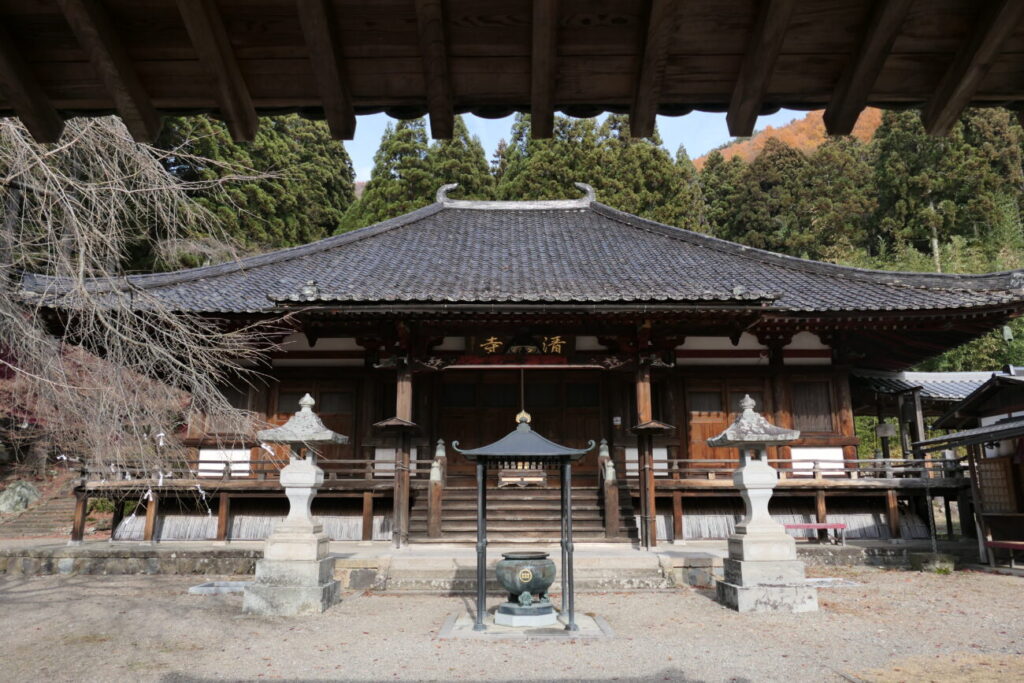 長野市 阿弥陀山 清水寺 本堂