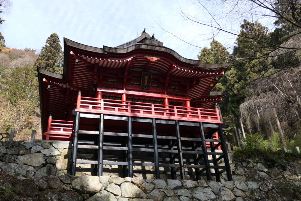 長野市 阿弥陀山 清水寺 観音堂への道