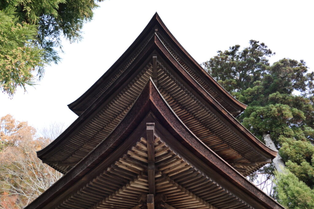 青木村 大法寺 国宝 三重塔