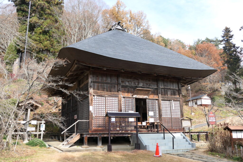 青木村 大法寺 観音堂