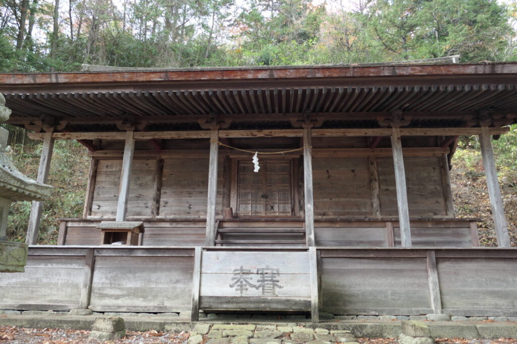 青木村 日吉神社 本殿