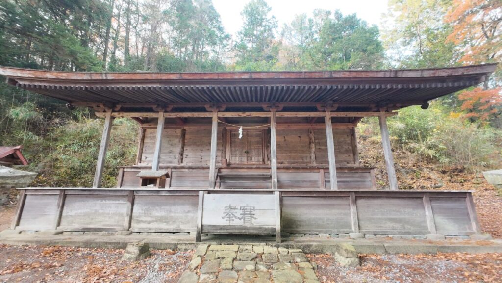 青木村 日吉神社 本殿