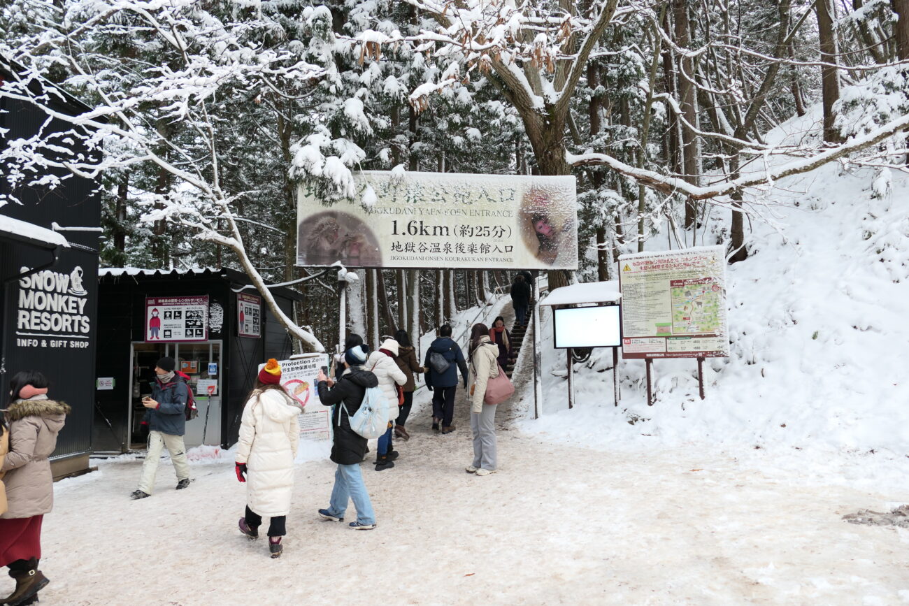 地獄谷野猿公苑 jigokudani-yaen-koen 入口