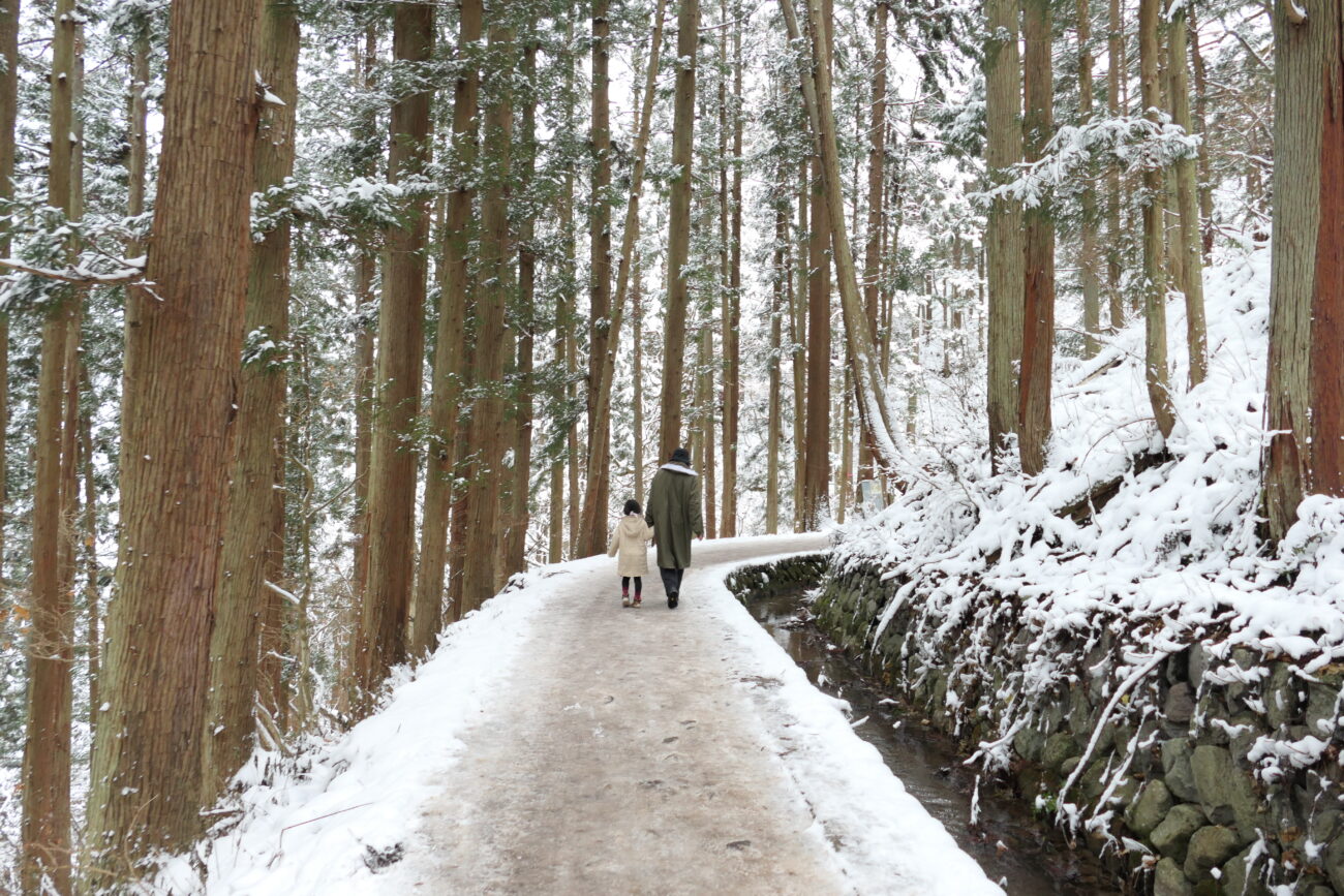 地獄谷野猿公苑 jigokudani-yaen-koen 入口までの道