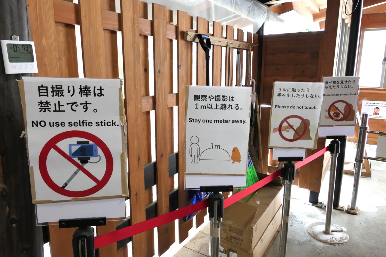 地獄谷野猿公苑 jigokudani-yaen-koen 注意事項