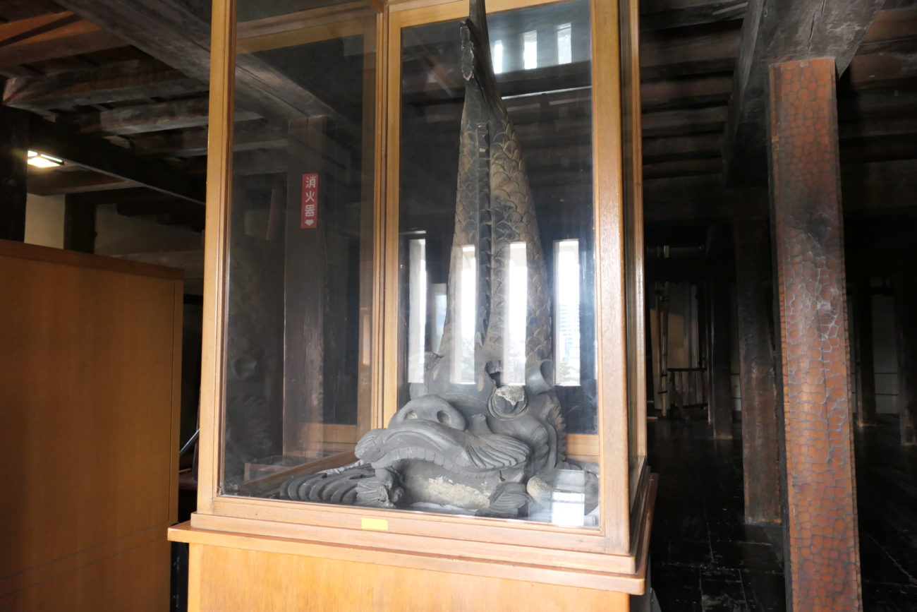 松本城 天守内部 しゃちほこ