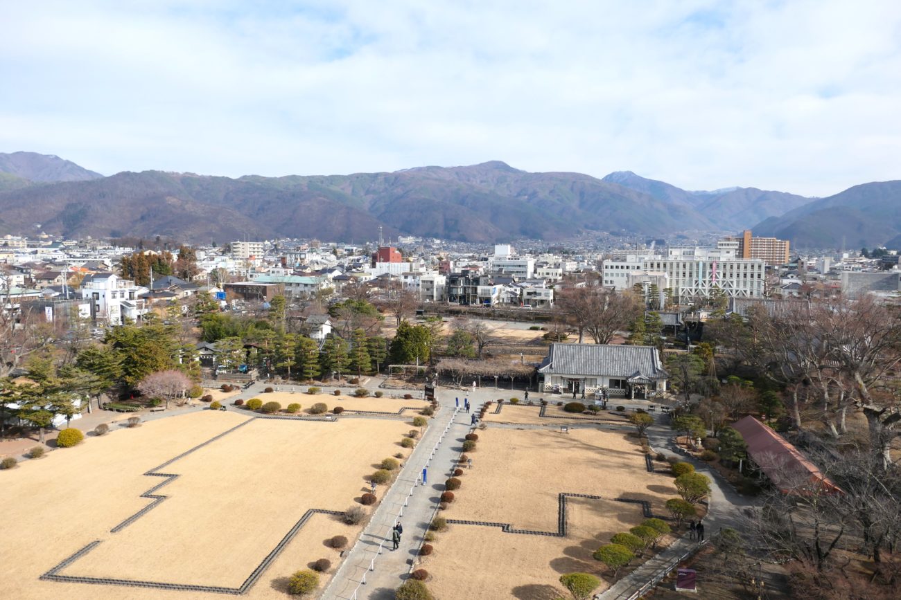 松本城 天守内部からの景色