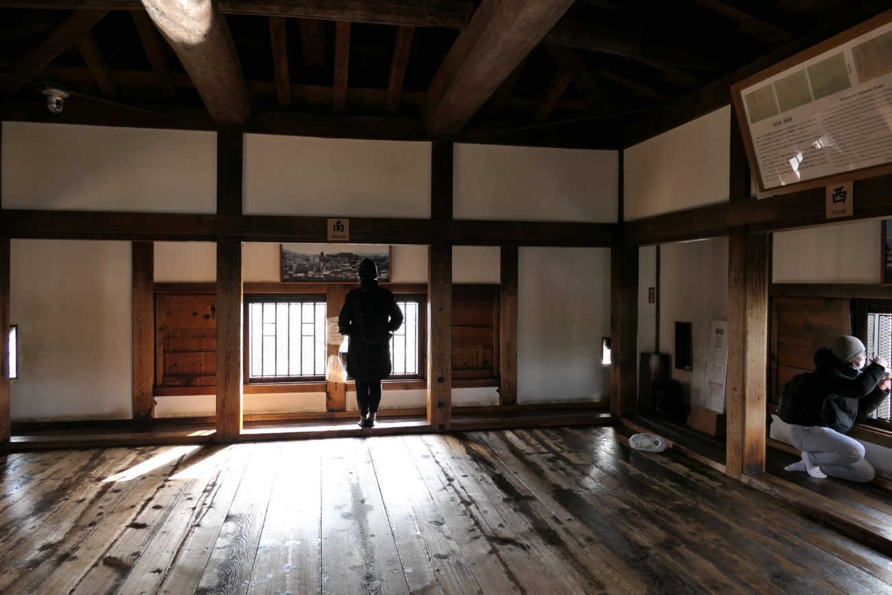 松本城 大天守内部 最上階