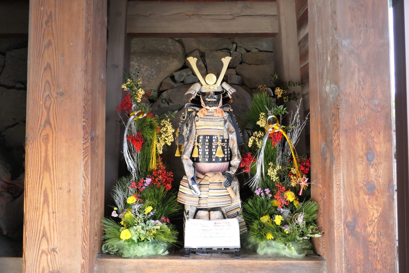 松本城 天守敷地内甲冑