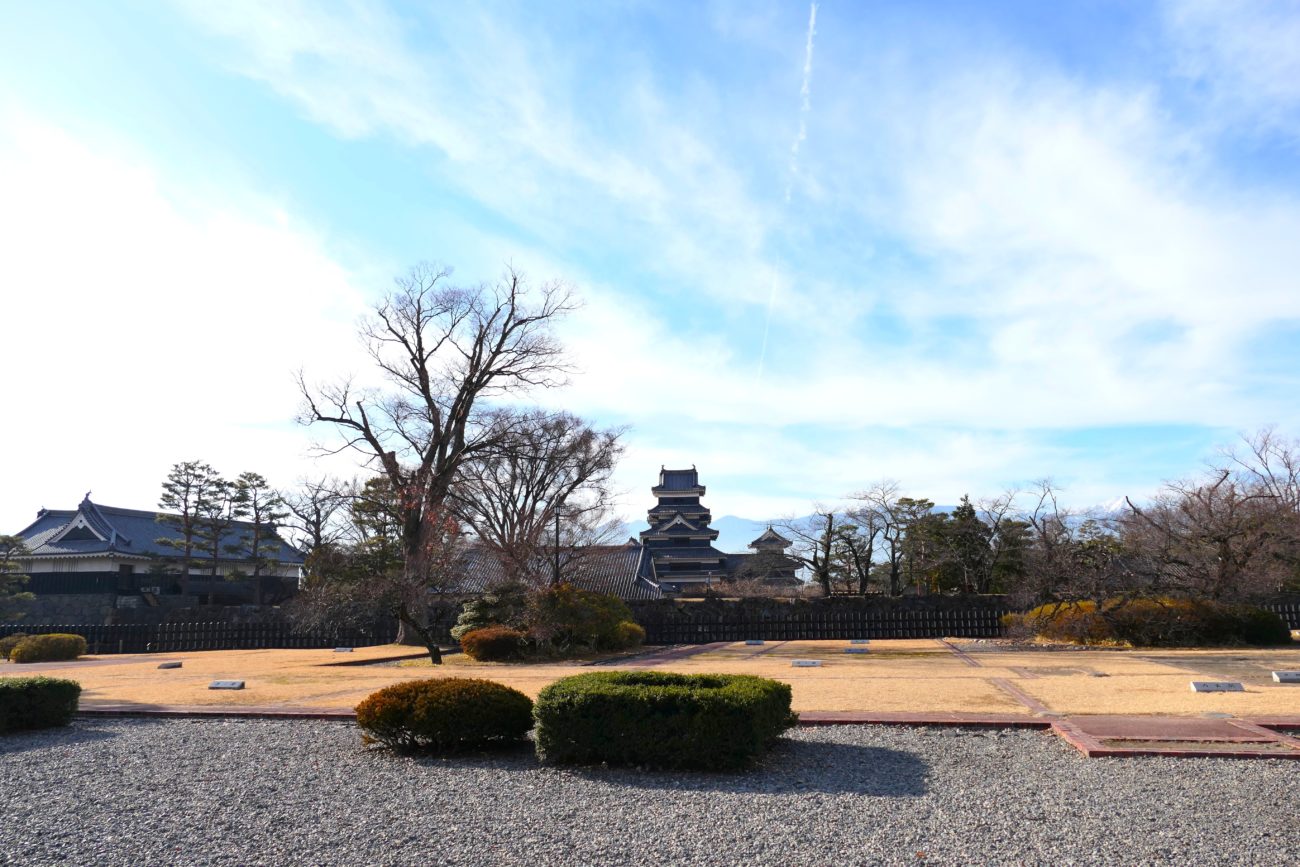 松本城の二の丸御殿跡