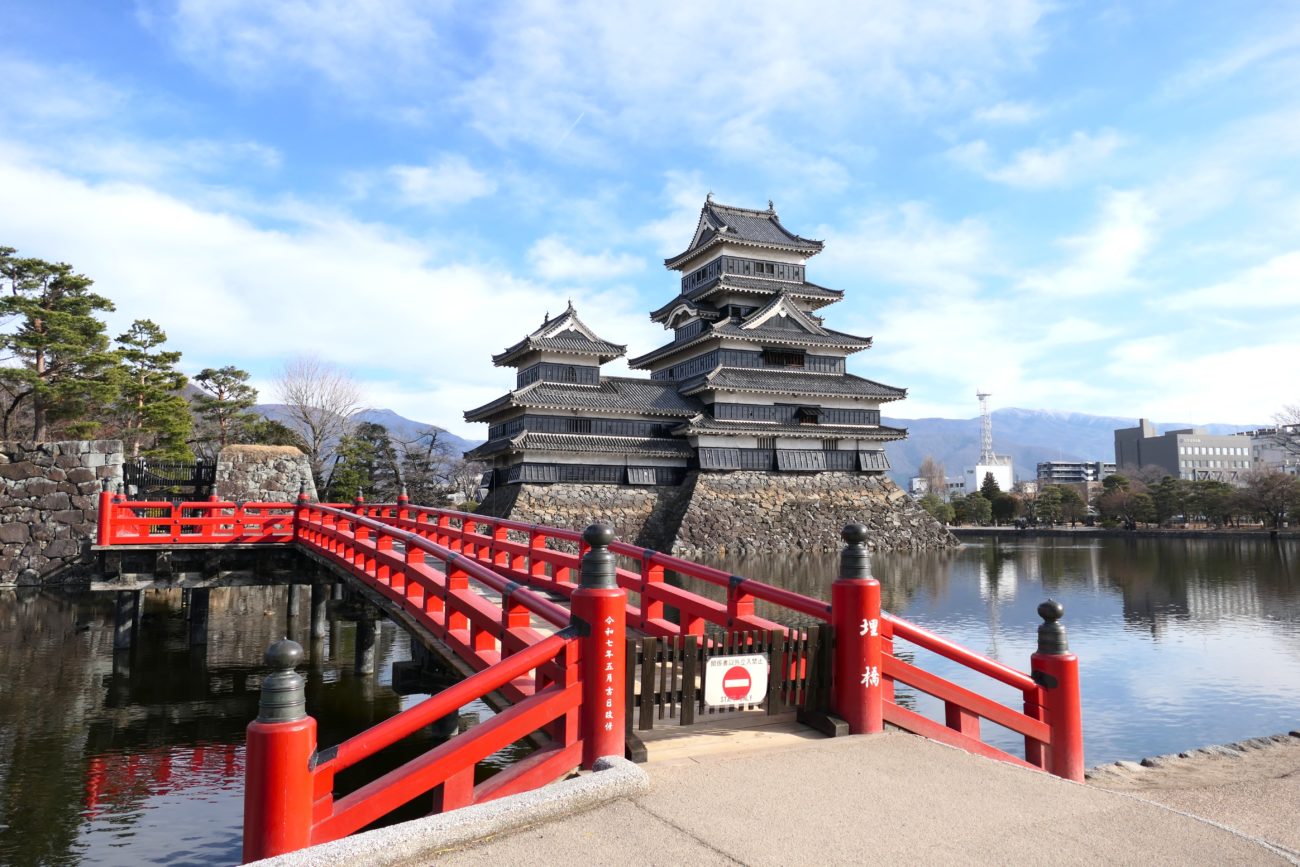 松本城と埋橋
