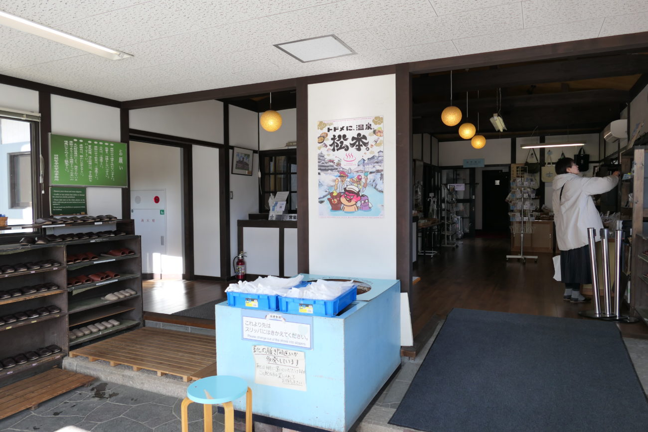 旧開智学校の玄関