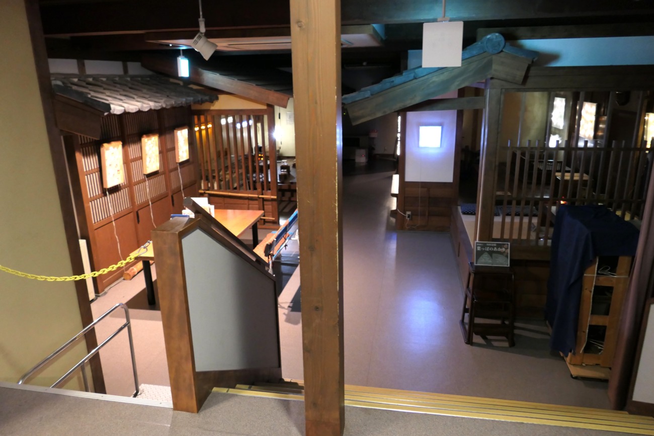 日本のあかり博物館の館内
