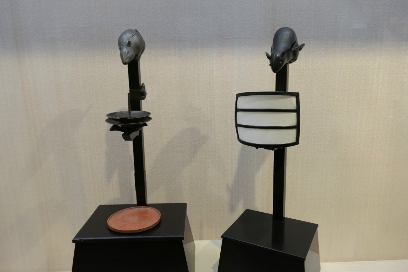 日本のあかり博物館の鼠短檠